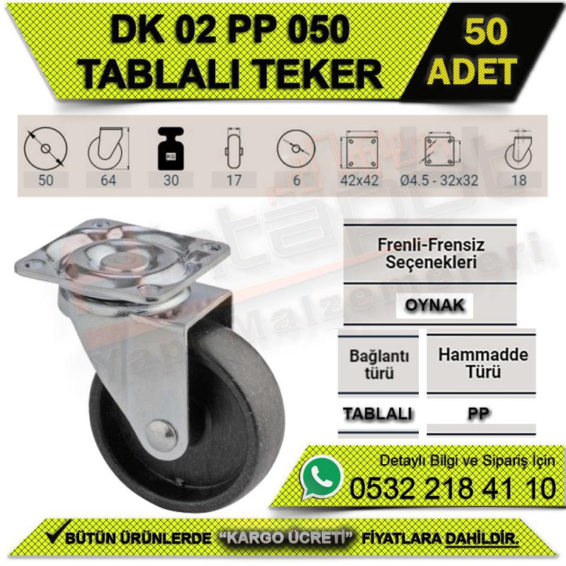 DK 02 PP 050 TABLALI TEKER (50 ADET)